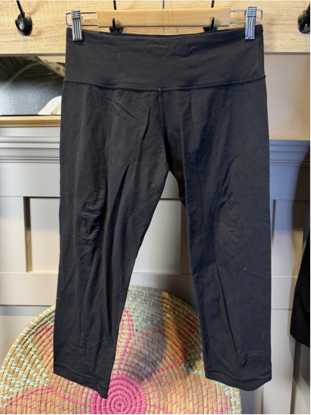 lululemon Women’s Size 6 Black Spandex Stretch High Waisted Leggings